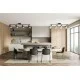 Searchlight griestu gaismeklis Meshy 81201-4BK Searchlight griestu gaismeklis Meshy 81201-4BK