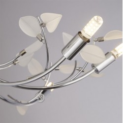 Searchlight Pendant Lamp Wisteria 8xG9x33W, 81510-10WH