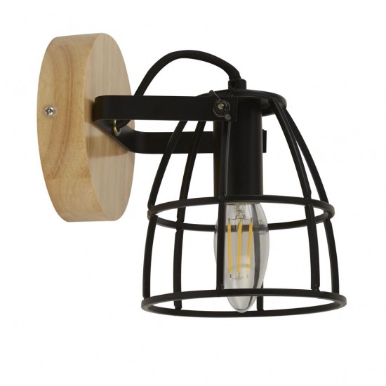 Searchlight Wandleuchte Vision 81698-1BK