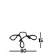 Searchlight ПОТОЛОЧНЫЙ СВЕТИЛЬНИК Opera 3xG9x33W, 8183-3AB