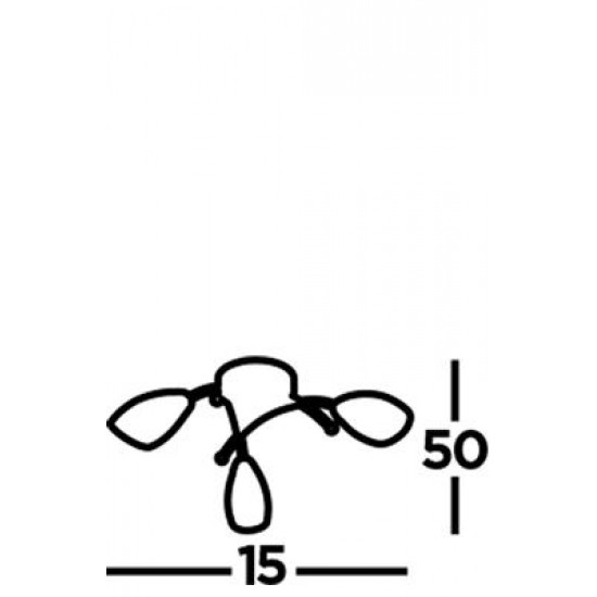 Searchlight ПОТОЛОЧНЫЙ СВЕТИЛЬНИК Opera 3xG9x33W, 8183-3CC