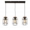 Searchlight Pendant Lamp Vision 3xE27x60W, 81953-3BK