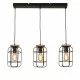 Searchlight piekaramā lampa Vision 3xE27x60W, 81953-3BK Searchlight piekaramā lampa Vision 3xE27x60W, 81953-3BK