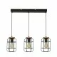 Searchlight piekaramā lampa Vision 3xE27x60W, 81953-3BK Searchlight piekaramā lampa Vision 3xE27x60W, 81953-3BK