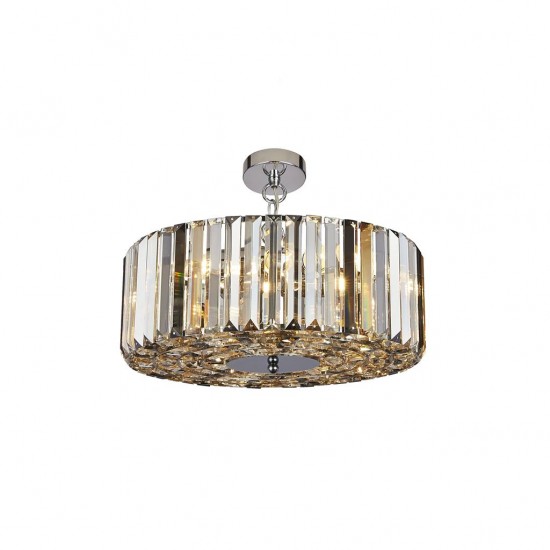 Searchlight Pendant Lamp Chapeau 5xE27x60W, 82101-5CC