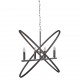 Searchlight Pendant Lamp Hoopla 4xE14x60W, 8244-4PW