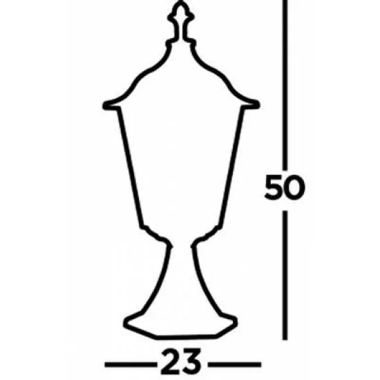 Searchlight outdoor post Alex,60W, 82503BK Searchlight outdoor post Alex,60W, 82503BK