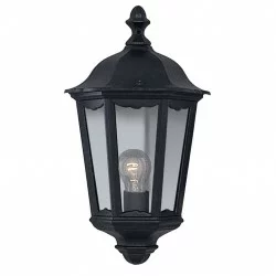 Searchlight āra, fasādes sienas gaismeklis Alex, 1x60WxE27, IP44, melns, 82505BK