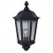 Searchlight outdoor wall light Alex, 1x60WxE27, IP44, black, 82505BK