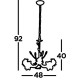 Searchlight Pendelleuchte Bellis 5xG9x33W, 8285-5CC