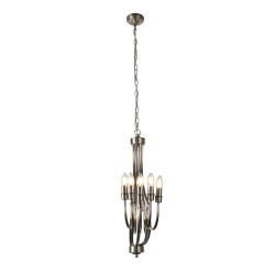 Searchlight Pendant Lamp Lodge 8xE14x60W, 82918-8SS