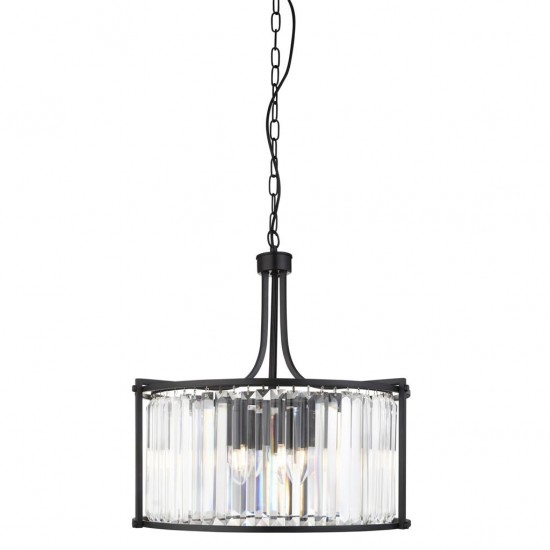 Searchlight Pendant Lamp Victoria 5xE27x60W, 8295-5BK