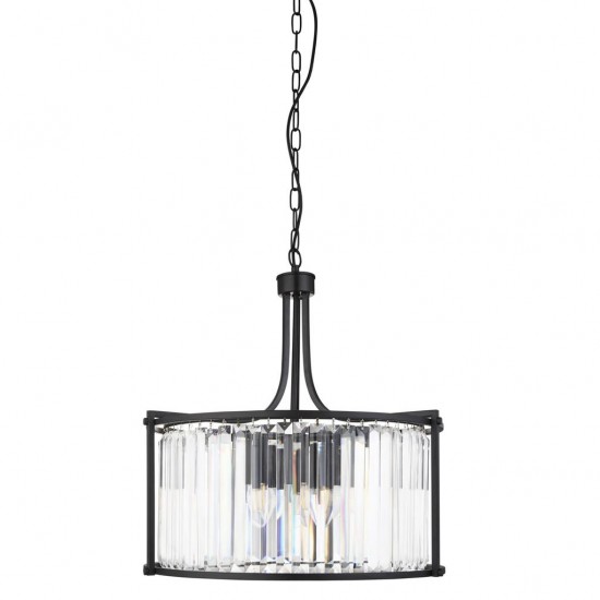 Searchlight Pendant Lamp Victoria 5xE27x60W, 8295-5BK