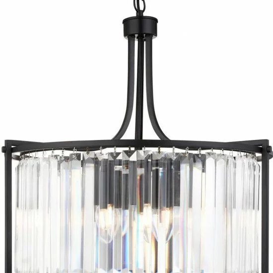 Searchlight piekaramā lampa Victoria 5xE27x60W, 8295-5BK Searchlight piekaramā lampa Victoria 5xE27x60W, 8295-5BK
