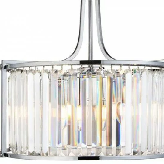 Searchlight piekaramā lampa Victoria 5xE27x60W, 8295-5CC Searchlight piekaramā lampa Victoria 5xE27x60W, 8295-5CC