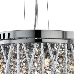 Searchlight pendant lamp Elise, 3x33WxG9, 8333-3CC