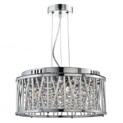 Searchlight pendant lamp Elise, 4x33WxG9, 8334-4CC