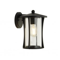 Searchlight outdoor wall light Pagoda, 1xE27x60W, IP44, 8477BK