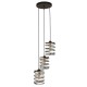 Searchlight Pendant Lamp Spring 3xE14x60W, 85583-3BGO