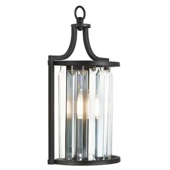 Searchlight sienas gaismeklis Victoria 1xE14x60W 8571BK Searchlight sienas gaismeklis Victoria 1xE14x60W 8571BK