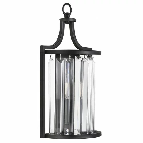 Searchlight sienas gaismeklis Victoria 1xE14x60W 8571BK Searchlight sienas gaismeklis Victoria 1xE14x60W 8571BK