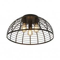 Searchlight Ceiling Lamp Vision Cage, 3xE27x60W, 85981-3BK 