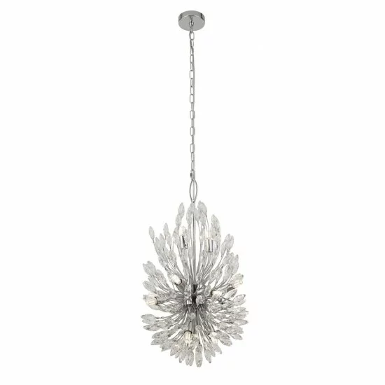 Searchlight Pendant Lamp Peacock 14xG9x33W, 86012-14CC Searchlight Pendant Lamp Peacock 14xG9x33W, 86012-14CC