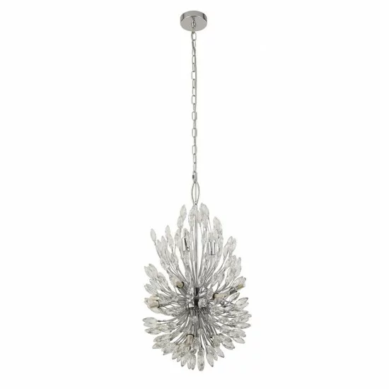 Searchlight Pendant Lamp Peacock 14xG9x33W, 86012-14CC Searchlight Pendant Lamp Peacock 14xG9x33W, 86012-14CC