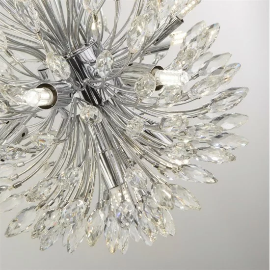 Searchlight Pendant Lamp Peacock 14xG9x33W, 86012-14CC Searchlight Pendant Lamp Peacock 14xG9x33W, 86012-14CC