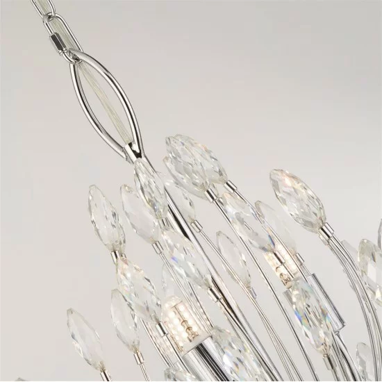 Searchlight Pendant Lamp Peacock 14xG9x33W, 86012-14CC Searchlight Pendant Lamp Peacock 14xG9x33W, 86012-14CC