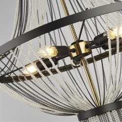 Searchlight Pendant Lamp Baguette 5xE14x60W, 86353-5BK