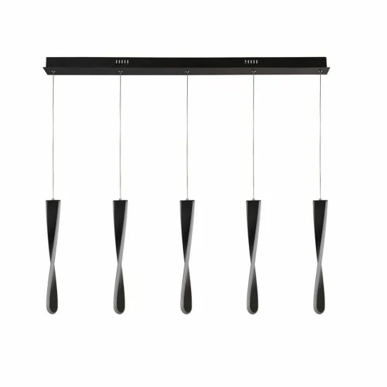Searchlight Pendant Lamp Paddle 5x48W, LED, 8675-5BK Searchlight Pendant Lamp Paddle 5x48W, LED, 8675-5BK
