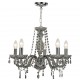 Searchlight chandelier Marie Therese, 5x40WxE14, 8695-5GY
