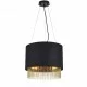 Searchlight piekaramais gaismeklis Fringe, 3x60WxE27, 8723-3BK Searchlight piekaramais gaismeklis Fringe, 3x60WxE27, 8723-3BK