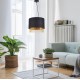 Searchlight pendant lamp Fringe, 3x60WxE27, 8723-3BK