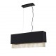 Searchlight pendant lamp Fringe, 4x60WxE27, 8724-4BK