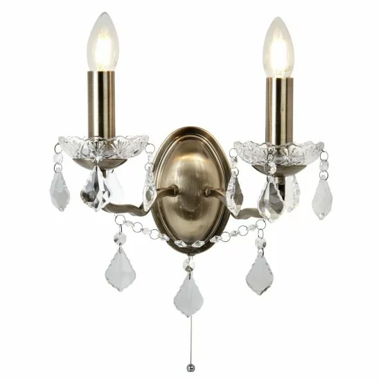 Searchlight sienas gaismeklis Paris 2xE14x60W 8732-2AB