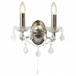 Searchlight sienas gaismeklis Paris 2xE14x60W 8732-2SS