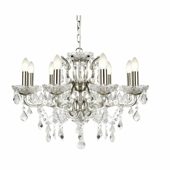Searchlight chandelier Paris 8xE14x60W, 8738-8SS