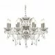 Searchlight chandelier Paris 8xE14x60W, 8738-8SS