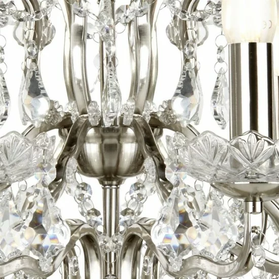 Searchlight chandelier Paris 8xE14x60W, 8738-8SS