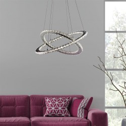 Searchlight pendant lamp Clover, 2x28WxLED, 8757-168CC