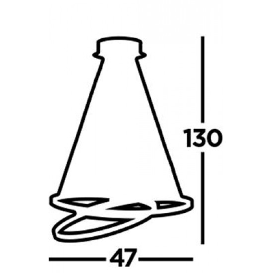 Searchlight piekaramā lampa Float LED 42.4W, 2639lm, 8761GO