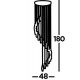 Searchlight Pendelleuchte Sculptured 1.5W, 852lm, LED, 888-20