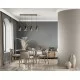 Searchlight Pendant Lamp Sweden 4xE27x60W, 88910-4BK