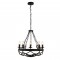 Searchlight piekaramā lampa Cartwheel 5xE14x60W, 8905-5BK