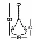 Searchlight piekaramā lampa Cartwheel 5xE14x60W, 8905-5BK Searchlight piekaramā lampa Cartwheel 5xE14x60W, 8905-5BK