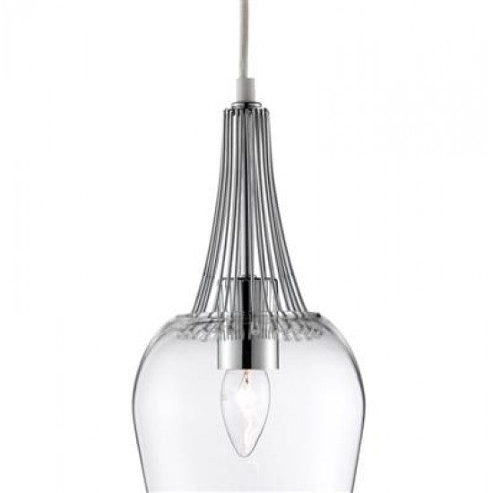 Searchlight Pendant Lamp Whisk 1xE27x60W, 8911CC