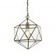 Searchlight pendant lamp Fairfax, 1x60WxE27, 8962AB