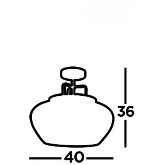 Searchlight потолочный светильник Boule 3xE27x60W, 8973-3SS